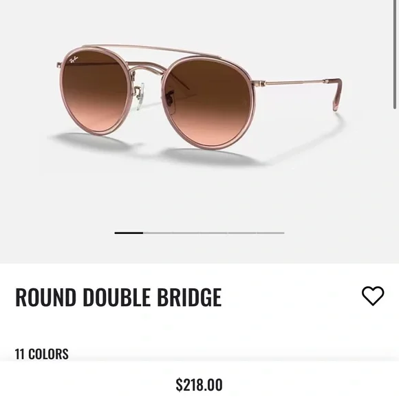 Ray-Ban | Accessories | Ray Ban Round Double Bridge Polished  display picture 1